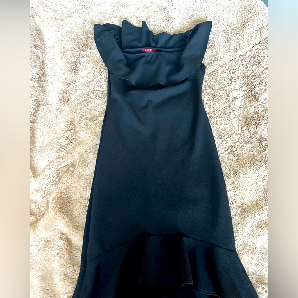 Black Guess Off the Shoulder Dress